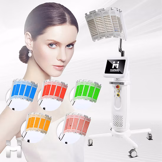 Macchina PDT per la cura della pelle con terapia fotonica leggera a LED a 7 colori a LED